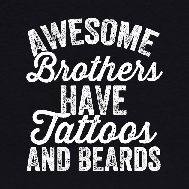 Awesome brothers have tattoos and beards by captainmood